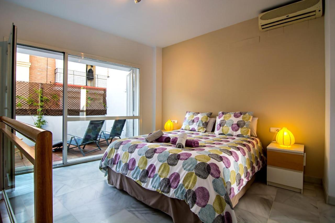 Descubrehome Sol Town Center Private Terrace Sevilla Szoba fotó